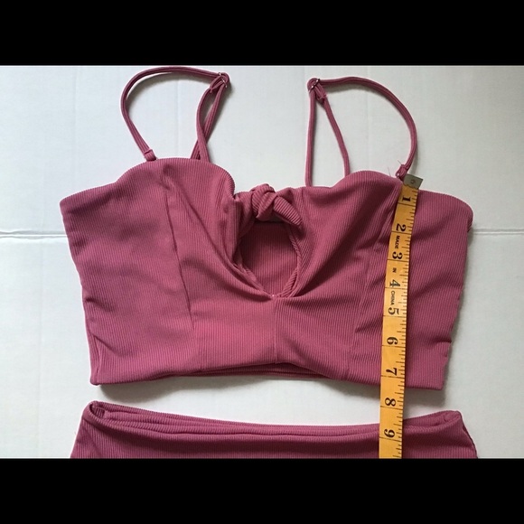 💖Host Pick💖 Zaful ribbed bikini bathing suit - Picture 5 of 10